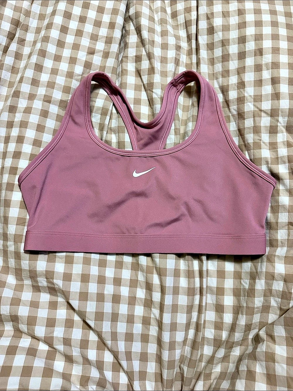 Nike Swoosh Medium Support Sports Bra Pink Large